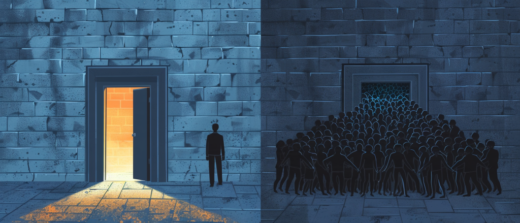 As AI collapses the cost of building, the constraint relocates to judgment, data, ownership, and governance. *AI removes the easy part — building — and leaves an organization face to face with everything it was using the difficulty of building to avoid.